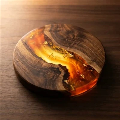 Coaster ឈើជ័រ